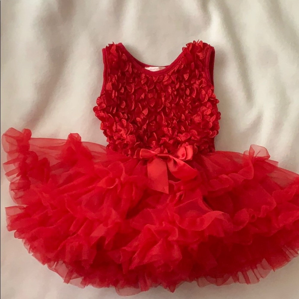 Red tutu dress